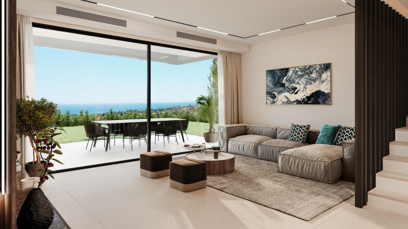 13 modern living room ocean view